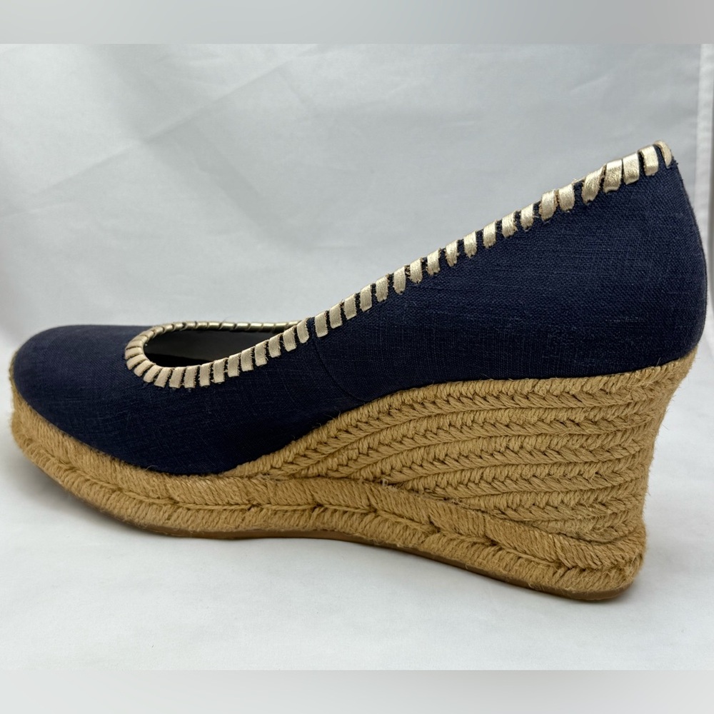 Jack Rogers Navy Espadrille Wedge - Picture 14 of 14